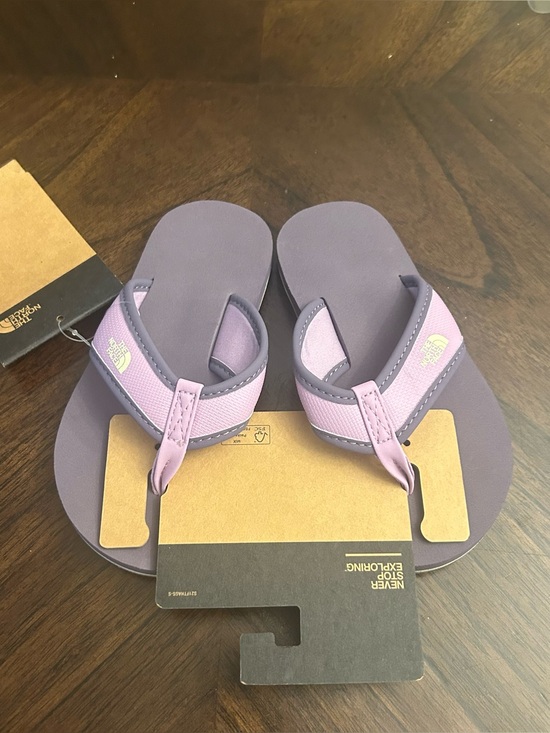 The North Face Other - THE NORTH FACE kids Base Camp Flip Flops, Lunar Slate/Lupine, new size 11